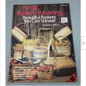 Basic Basket Weaving Nellan Roberts #7726 Plaid Craft Pattern Book